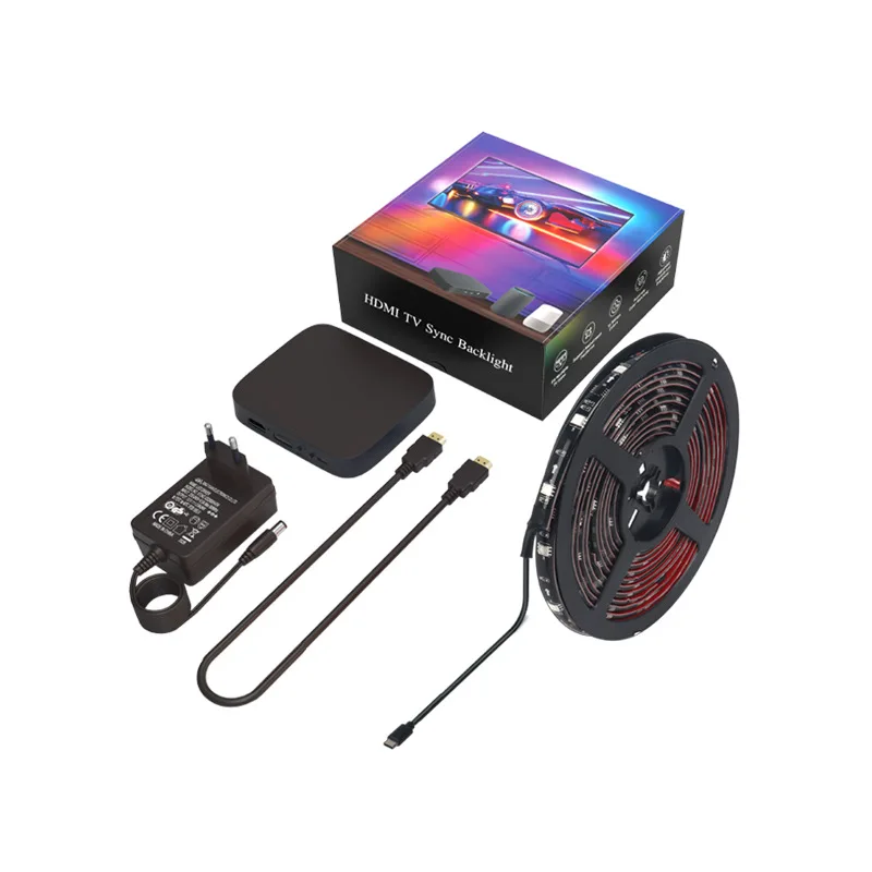 

Hot-selling graffiti HDMI light with screen synchronization TV background light with voice control HDMI light with