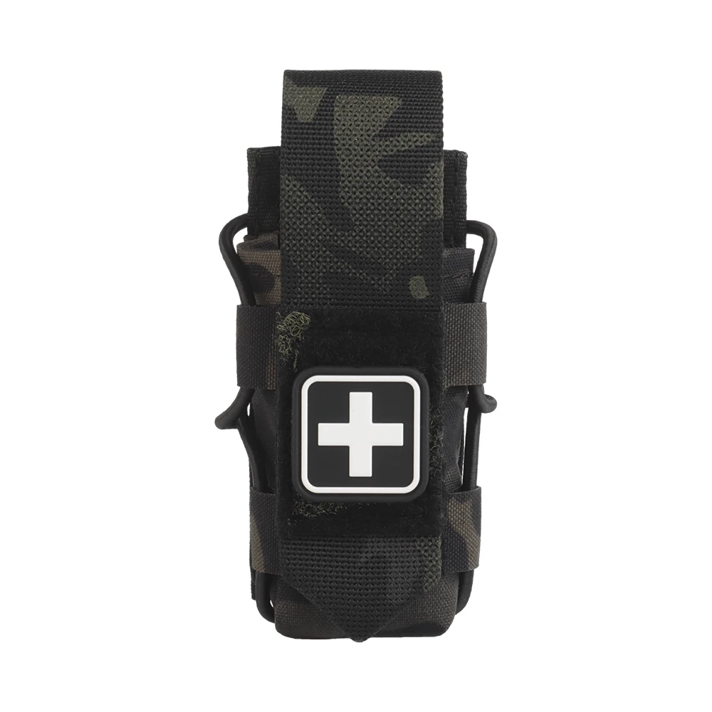 Tactical Tourniquet Pouch MOLLE Outdoor Hunting Camping Trauma Medical First Aid Kit Paintball Airsoft Magazine Pouch Universal