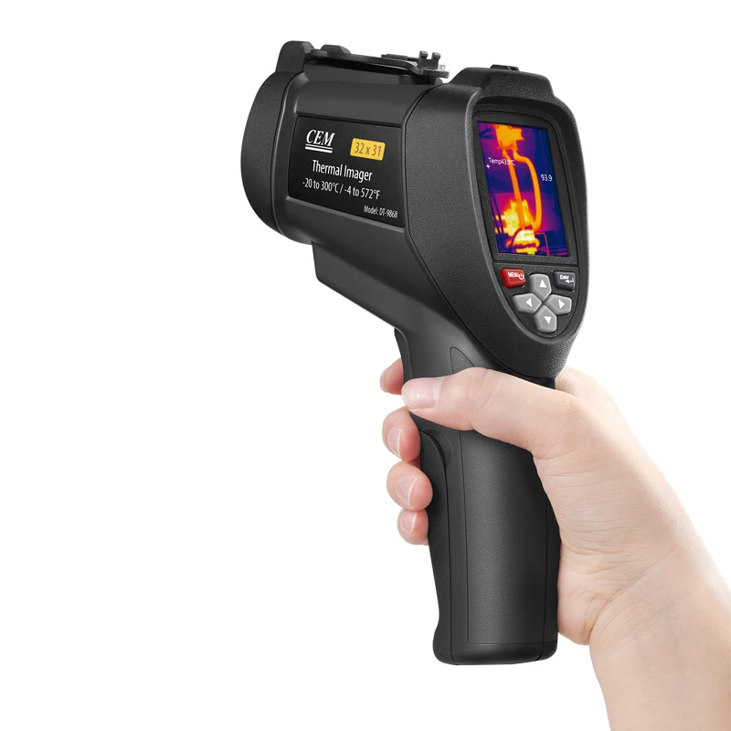 CEM DT-9868S Professional 32 x32 InfraRed Imager Thermometer with 2.2'' color  TFT LCD display