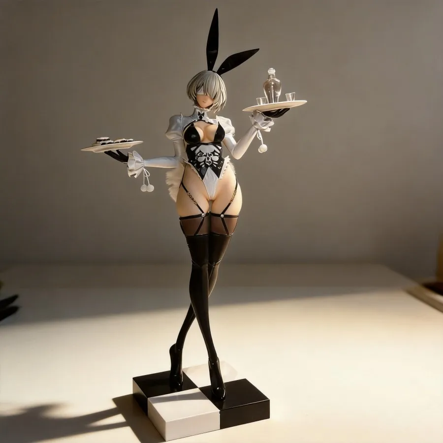 

NieR: Automata 2B Bunny Girl Anime Peripheral Statue Figure Model 2D Beautiful Girl Collectible 41cm
