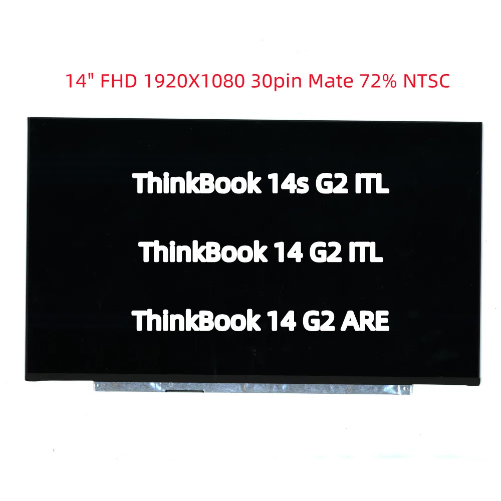 

14.0 IPS Laptop LCD Screen For Lenovo ThinkBook 14s 14 G2 ITLG3 ACL ARE 14 G3 ITL 82MU 21A2 21A3 1920x1080 30pin eDP 5D11B60376