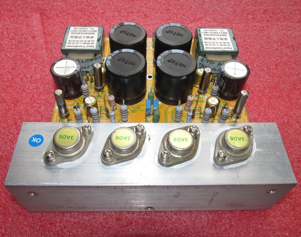 

AC5-28V Germanium Tube 3AD6 Single End Push Pull 10W*2 Stereo Audio Amplifier Board Finished