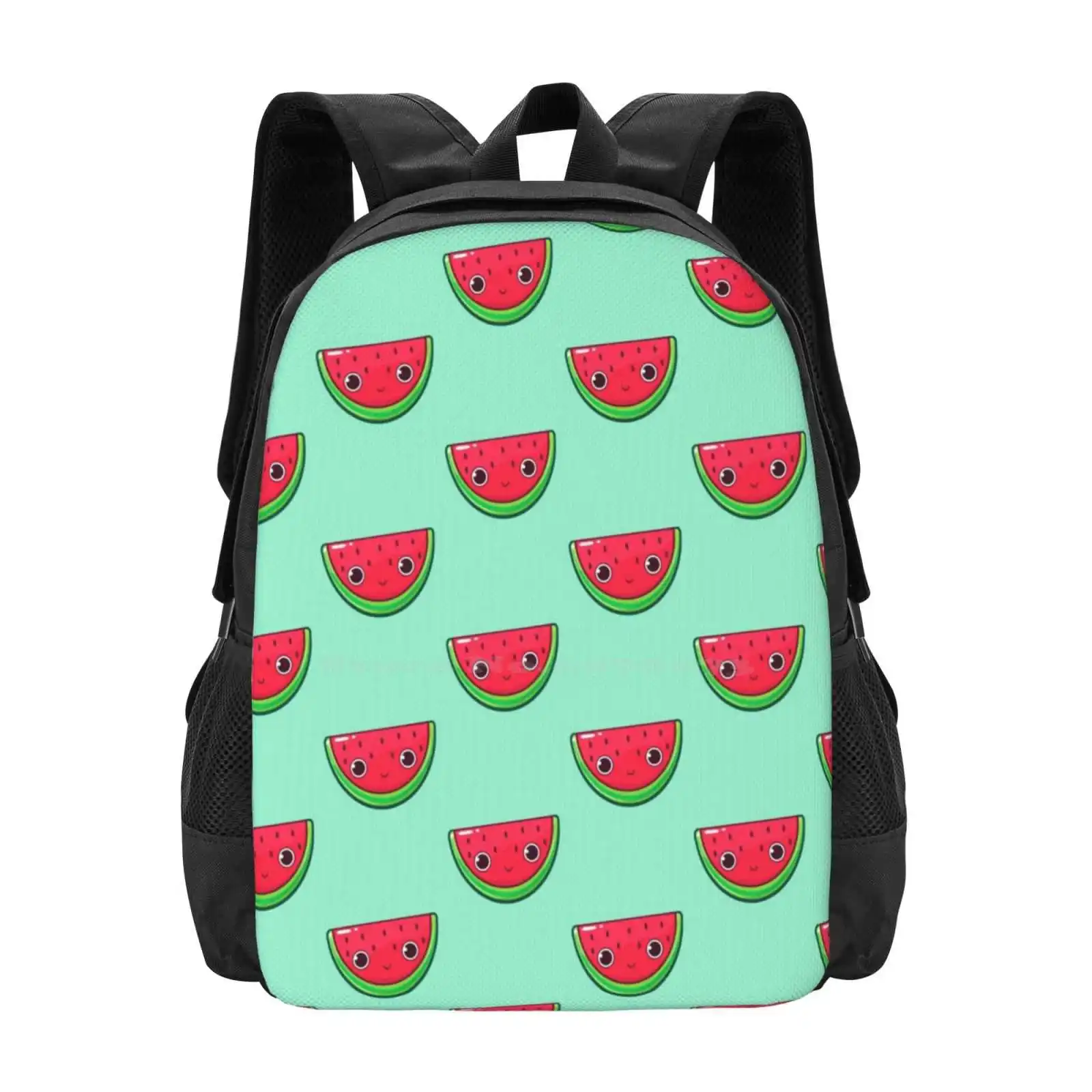 Sandito Hot Sale Schoolbag Backpack Fashion Bags Watermelon Friut Red Cute Cartoon Eat Food Kids Colors Funny Chibi