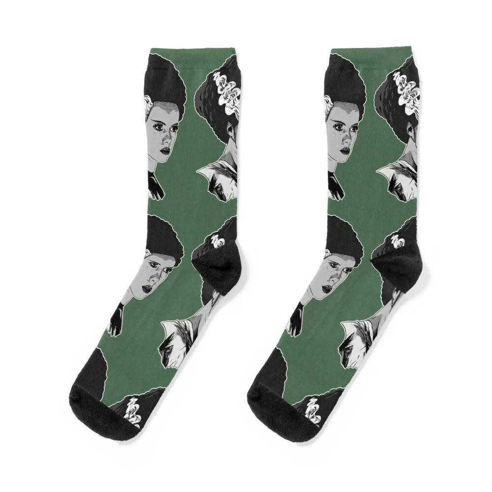 

Bride of Frankenstein Socks luxe Wholesale ankle Socks Women's Men's