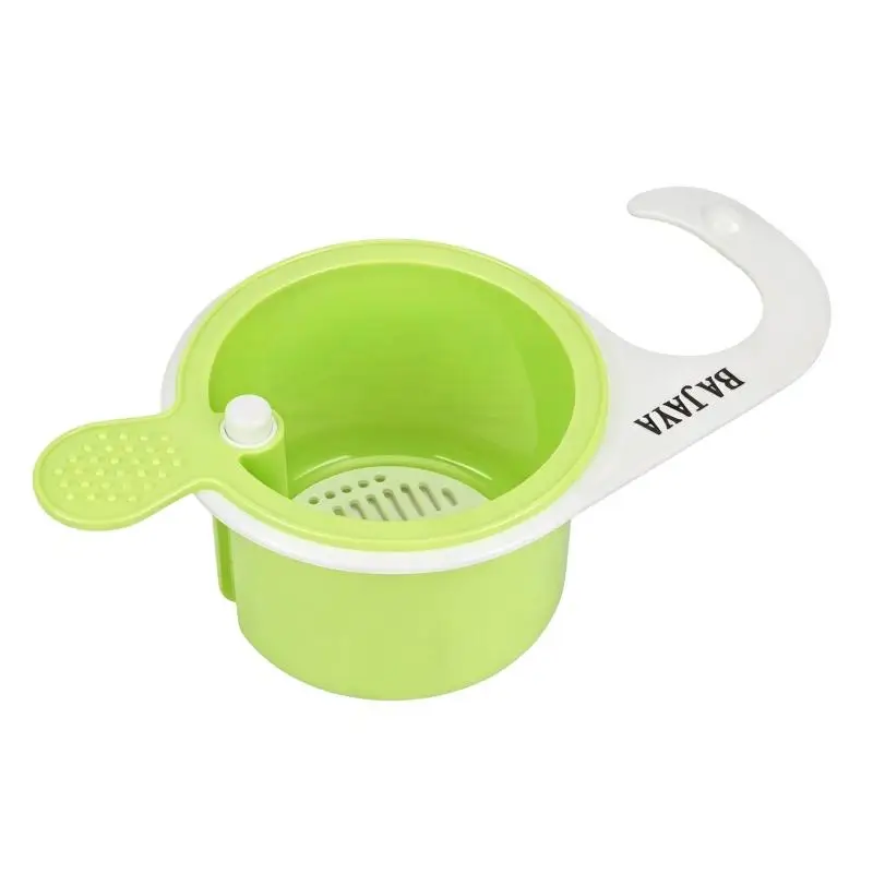 Y1UD Hanging Kitchen Sink Strainer Basket For Food Waste Separation, Plastic Mesh Filter For Sink Drain, Easy To Install And