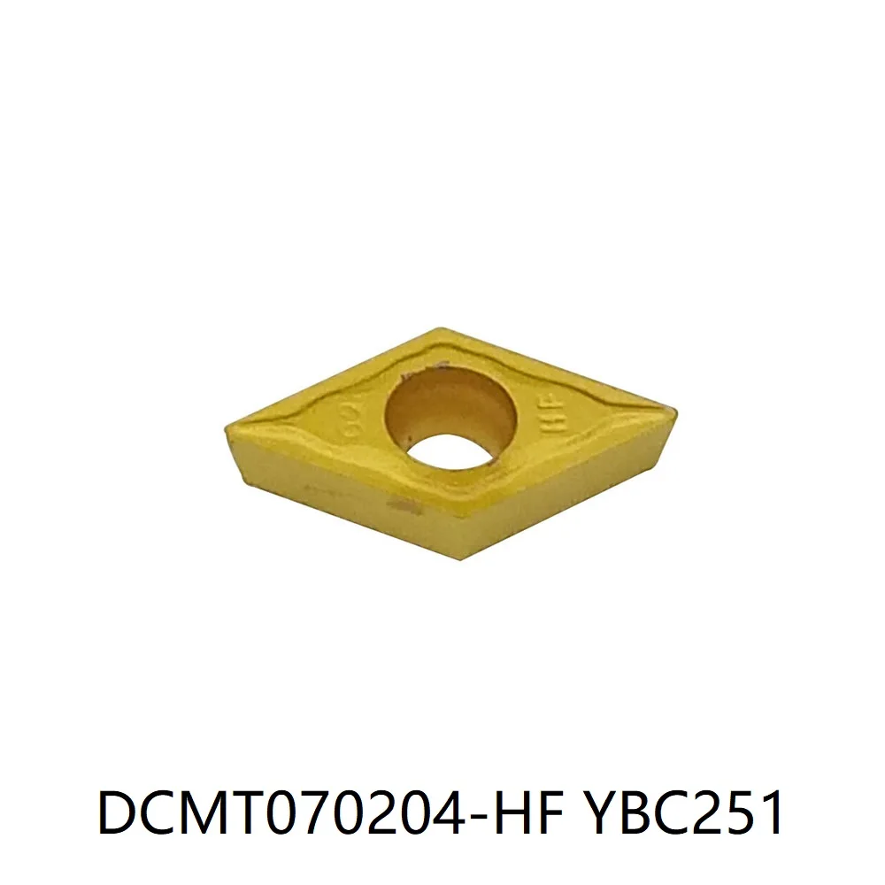 

ZCC DCMT 070204 -HF YBC252 YBC251 YBC152 YBG202 DCMT 2(1.5)0-HF для обработки стали Токарный станок с ЧПУ Инструмент для резки внутренних отверстий