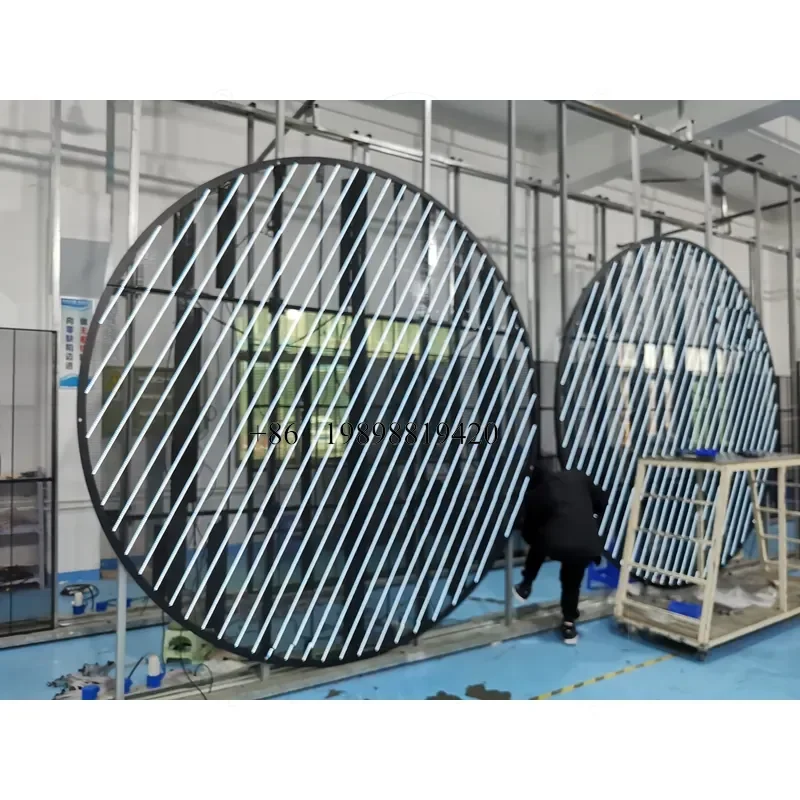 Wmwmnu P3.91 7.81 Transparent LED Circular Screen Round Display for Stage Event Advertising Video Wall High customized produc