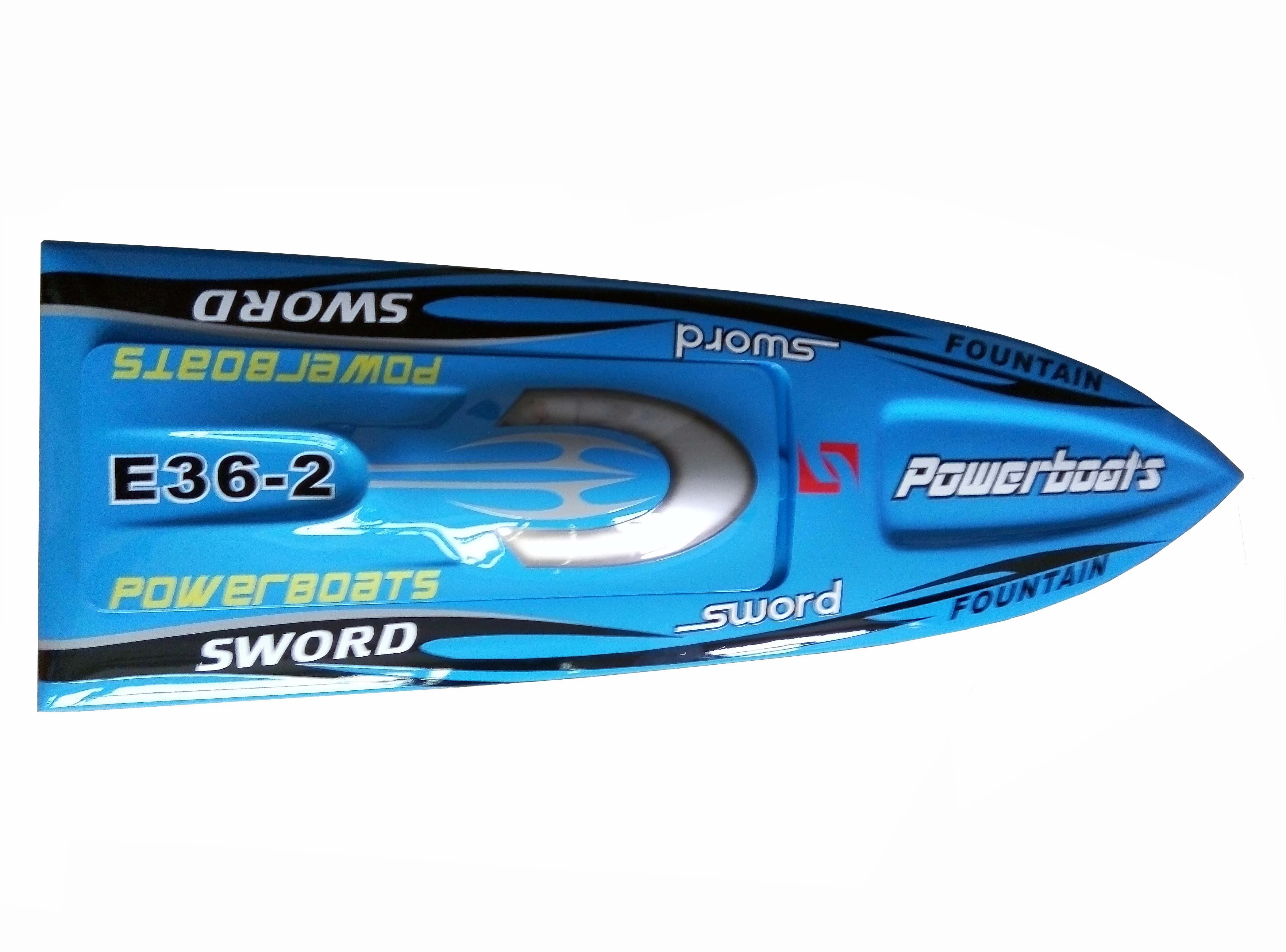 DT E36 Prepainted Color Electric Racing KIT VER High-speed RC Boat Hull for Advanced Player Remote Controlled Boat Model TH02650