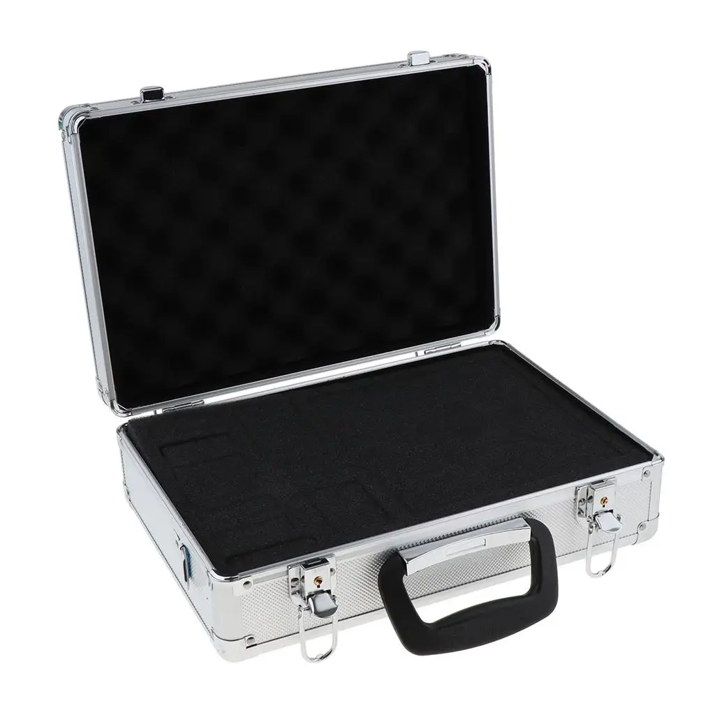 Waterproof Hard Case Aluminum for JR FUTABA FLYSKY RC Transmitter 35x23x12cm