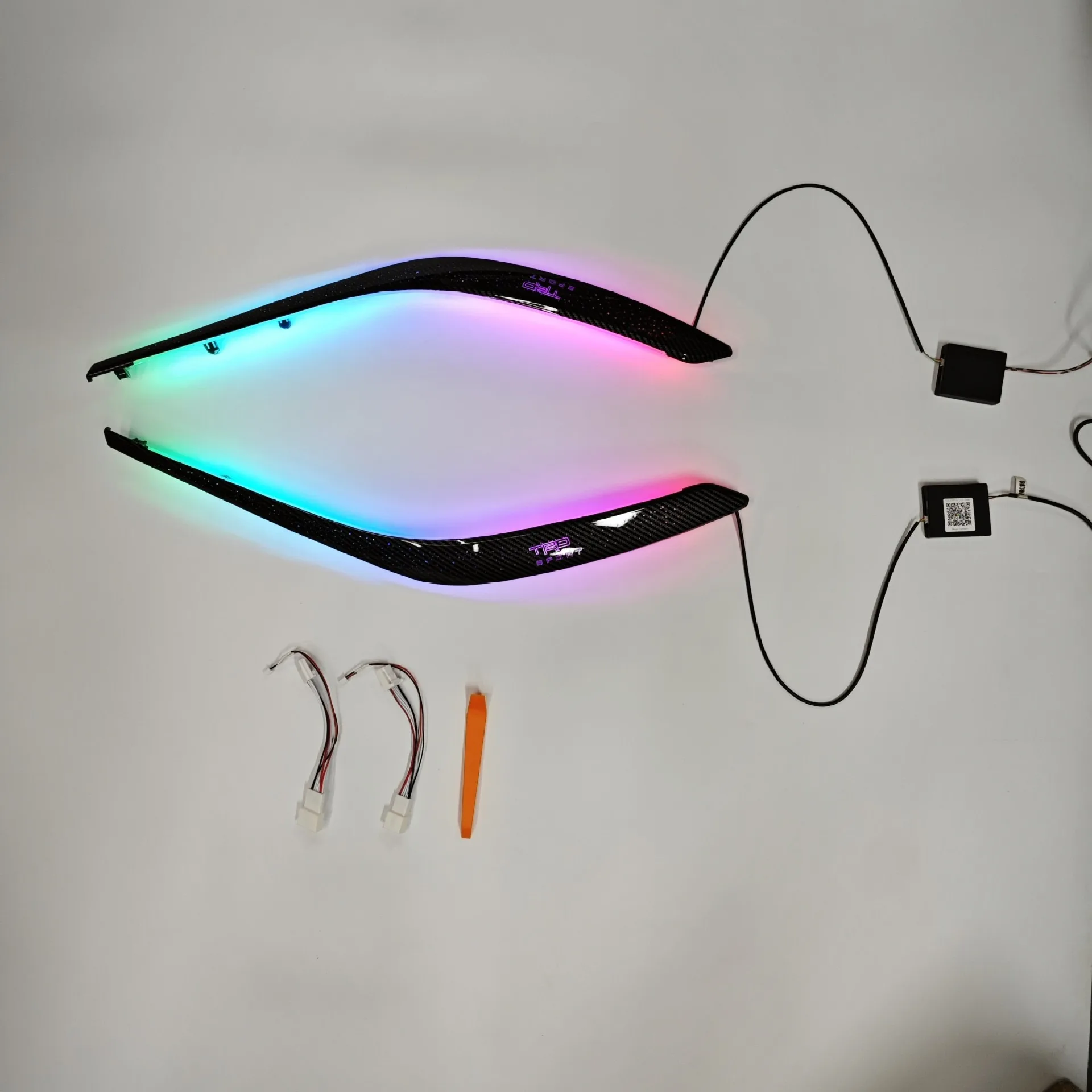 For Toyota Corolla 2019-2025 Car Door Armrest Light Front Decorative Panel Light RGB Chasing APP Control Interior Ambient Light