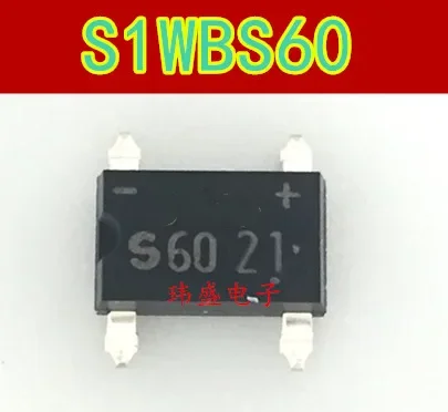 

10 шт. S1WB60 S1WBS60 1A600V SOP-4