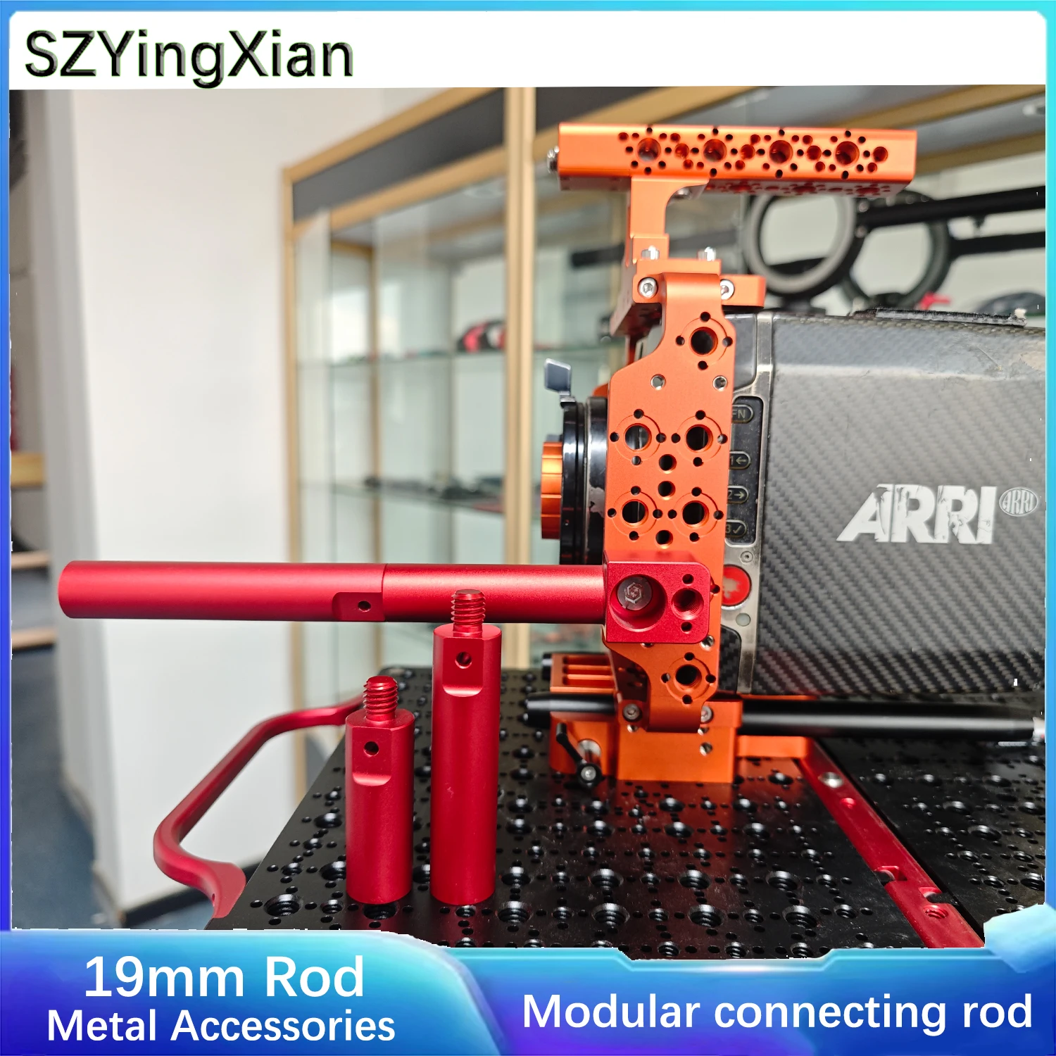 Professional Camera Wireless Focusing Motor 15-19mm Slide Rail Three Section Detachable, Fixed With 3/8 inch Screws