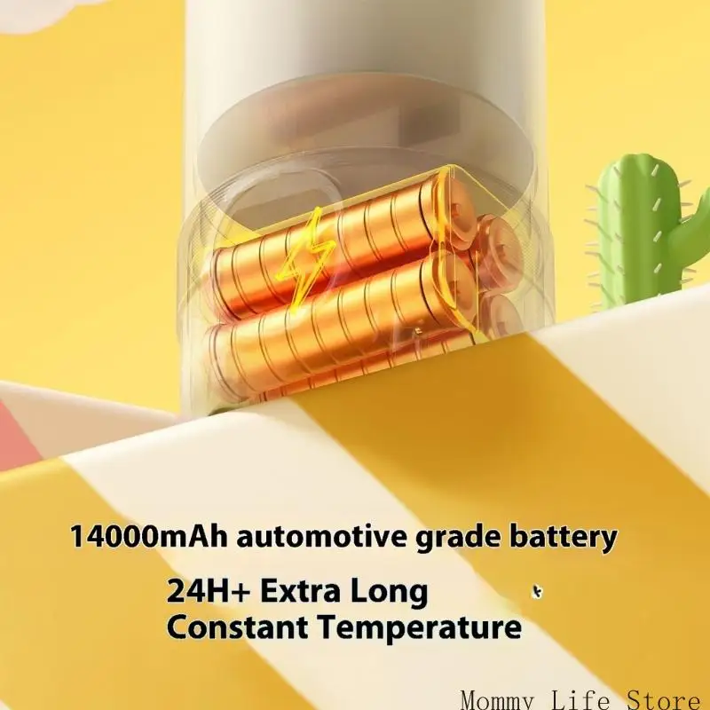 جهاز تسخين زجاجات الأطفال المحمول من الفولاذ المقاوم للصدأ بسعة 500 مل من النوع C للشحن #3