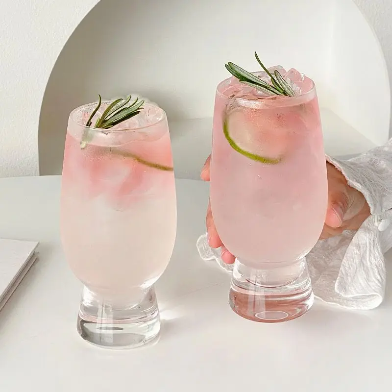 Glass Fruit Tea Cup Summer Home Creative Transparent High Beauty Female Cold Drink Drinking Juice Beer Cup Glassware