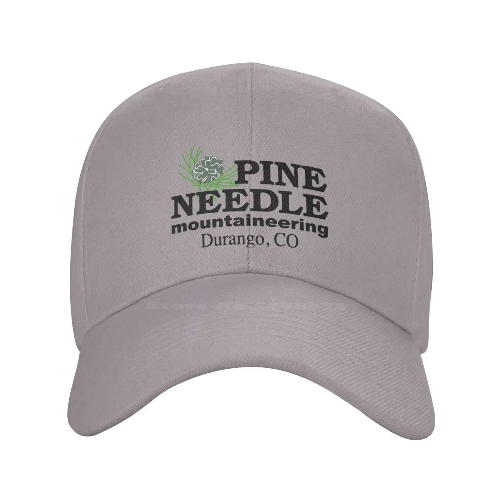 Pine Needle Logo Print Graphic Casual Denim cap Knitted hat Baseball cap