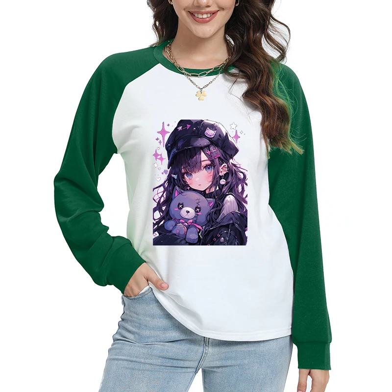 Ladies Kuromi Sleep Hoodie Y2k Clothes 2025 Woman Sweatshirts sweater Hoodies Long Sleeves Y2k Women's Clothing Top ﻿Sleep Tops