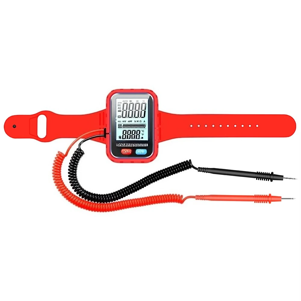 

Measurable DCV ACV Resistance Continuity Mini Style Wearable Wrist Strip Wrist-worn Digital Multimeter Multi Tester Meter