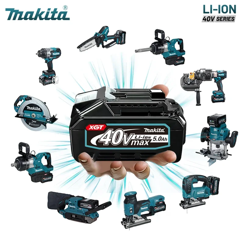 Makita 40V Max XGT Lithium ion Battery 5.0Ah New Original Battery   21700 , BL4020, BL4025, BL4040, BL4050, BL4080 40V Makita