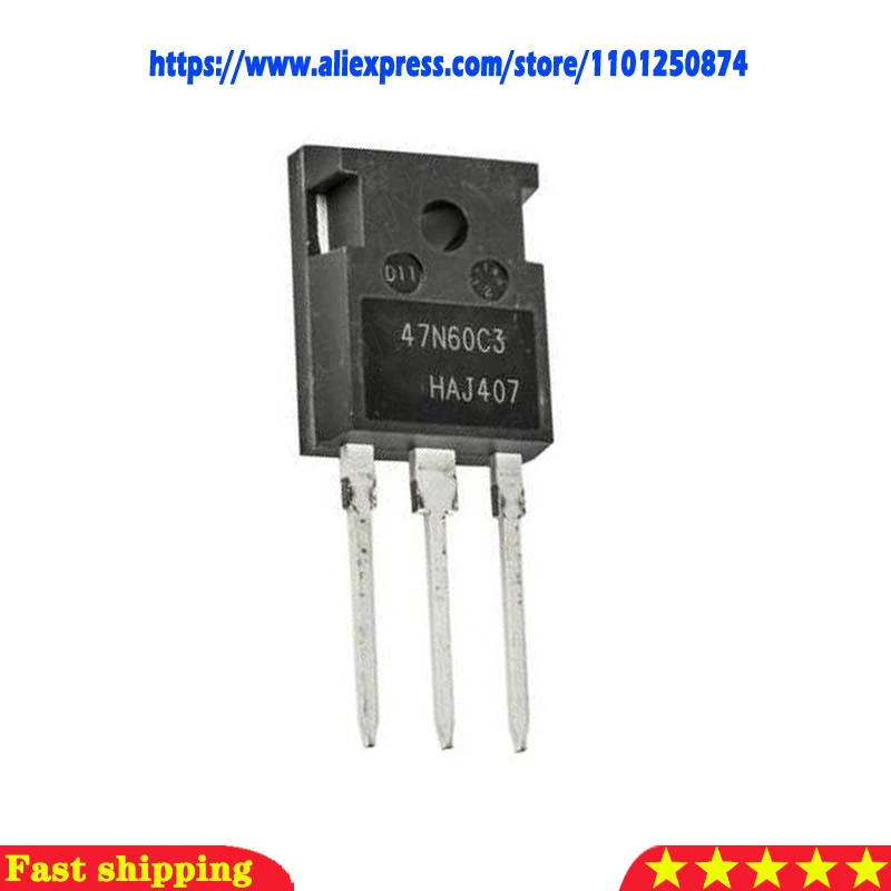 5pcs/lot SPW47N60C3 47N60C3 47A 600V TO-247 In Stock