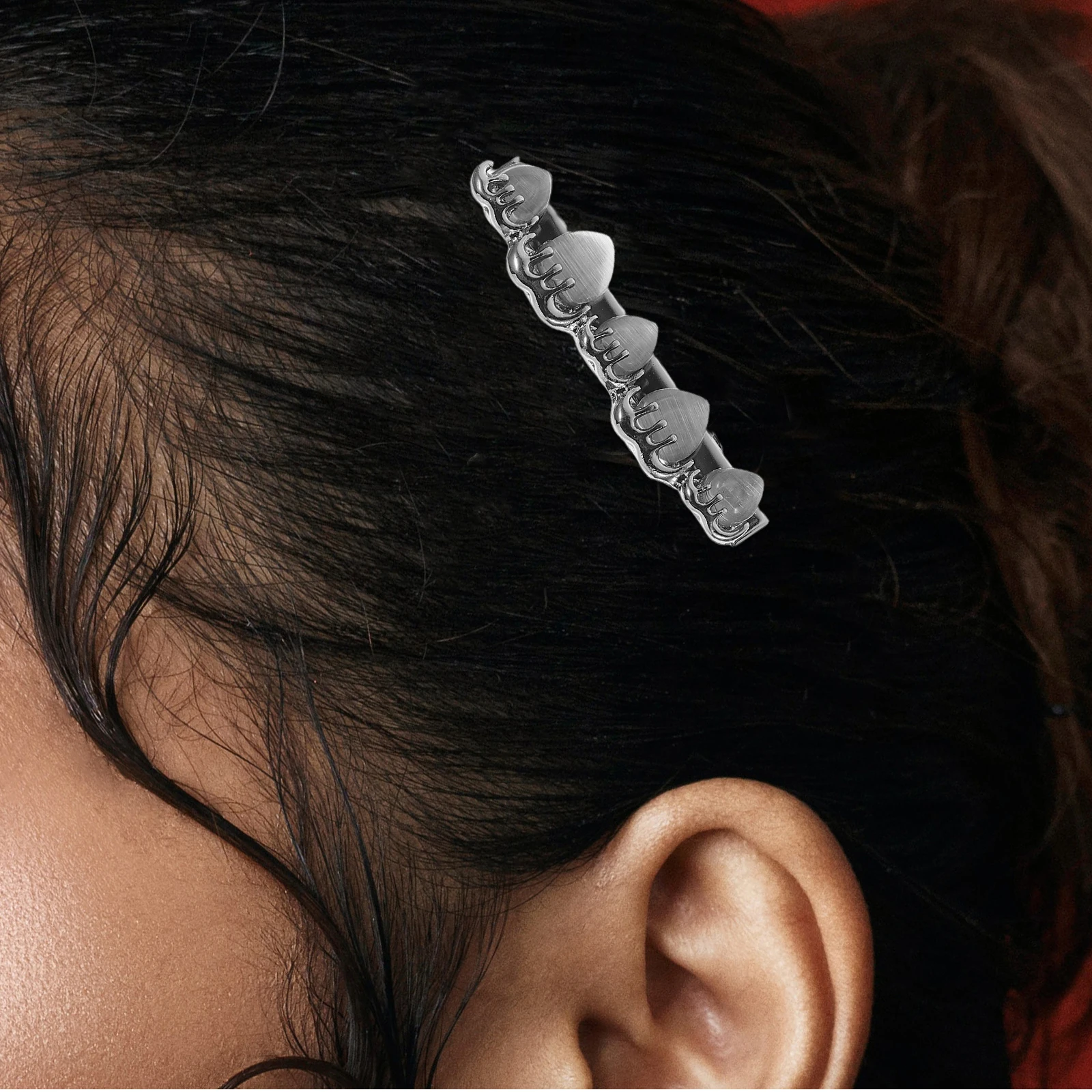 

2pcs Heart Rhinestone Clips Bangs Styling Accessories Hair Accessories For Women Clips Valentine Hairpins Women Hair Buckle