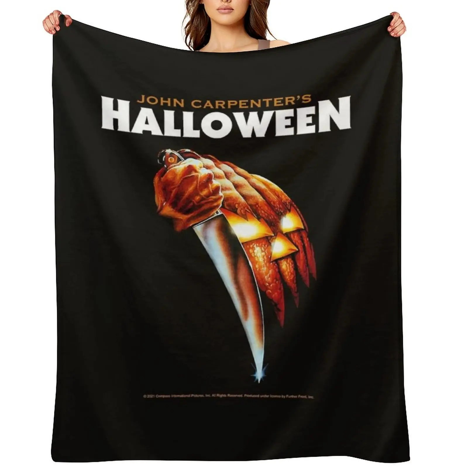 

Halloween 1978 Original Graphic Throw Blanket Cute Plaid Single Luxury St Luxury Thicken Blankets