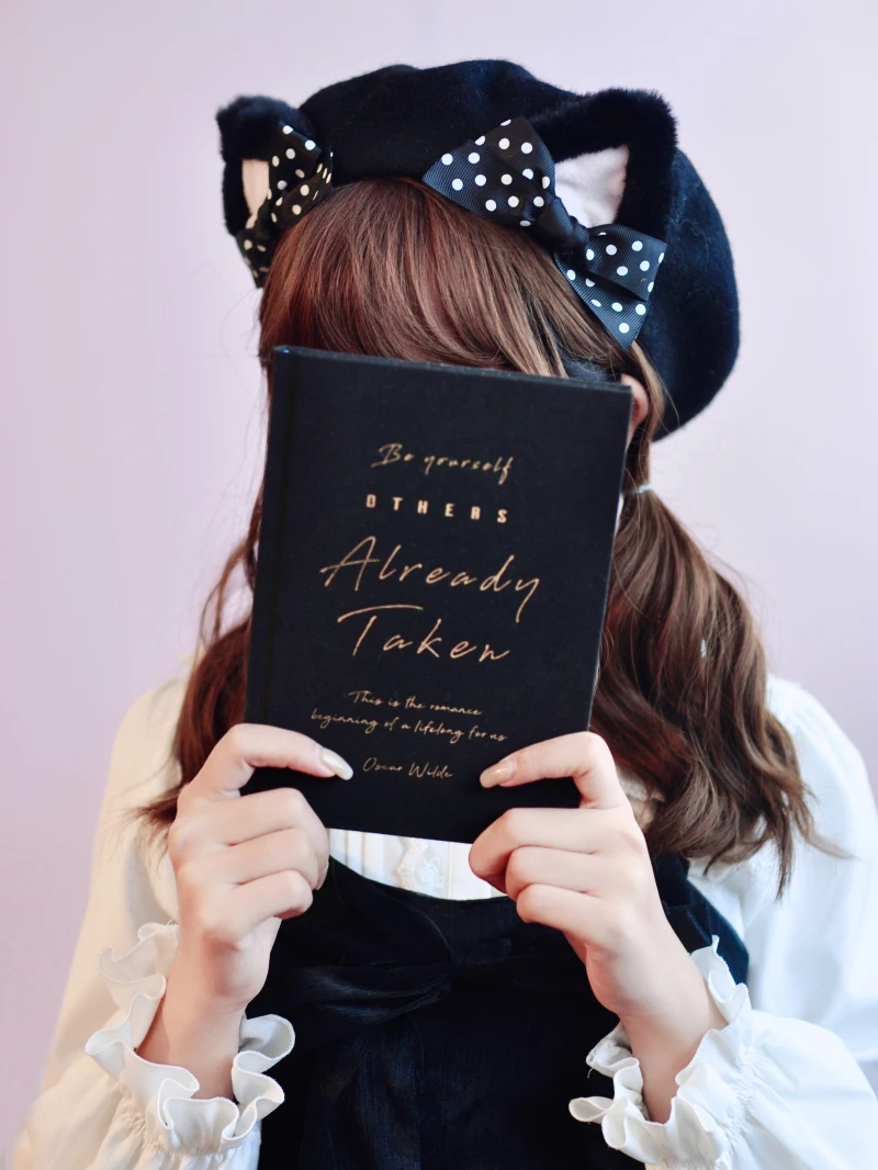 Original manual cat cat ears, Japanese, Korean, Japanese soft berets autumn winter warm cloth sister lolita