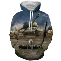 World Of Tanks Game 3D Print Hoodies Men Women Fashion Streetwear Oversized Sweatshirts Hoodie Male Pullovers Tracksuit Clothing