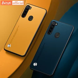 Matte Silicone Protection Case For Redmi Note 8 Pro 8Pro Luxury PU Leather Phone Case For Xiaomi Redmi Note 8 8T 8 T Cover Coque