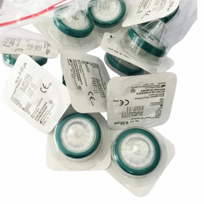 

Reliable-Laboratory Syringe-Filter Unit 33 Mm Polyethersulfone PES Filter Membrane 0.22Um Sterilized-SLGP033RB 50 Pcs