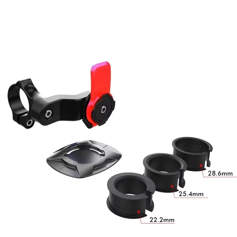 2025 New Motorcycle Electric Bicycle Shock-resistant Motorcycle Bicycle Handlebar Security Quick Lock Support Telephone Clip image 3