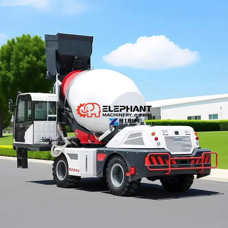 1m3 2m3 2.5m3 3m3 4m3 5m3 6m3 Small Mini Self Loading Cement Concrete Mixer Truck Drum Price