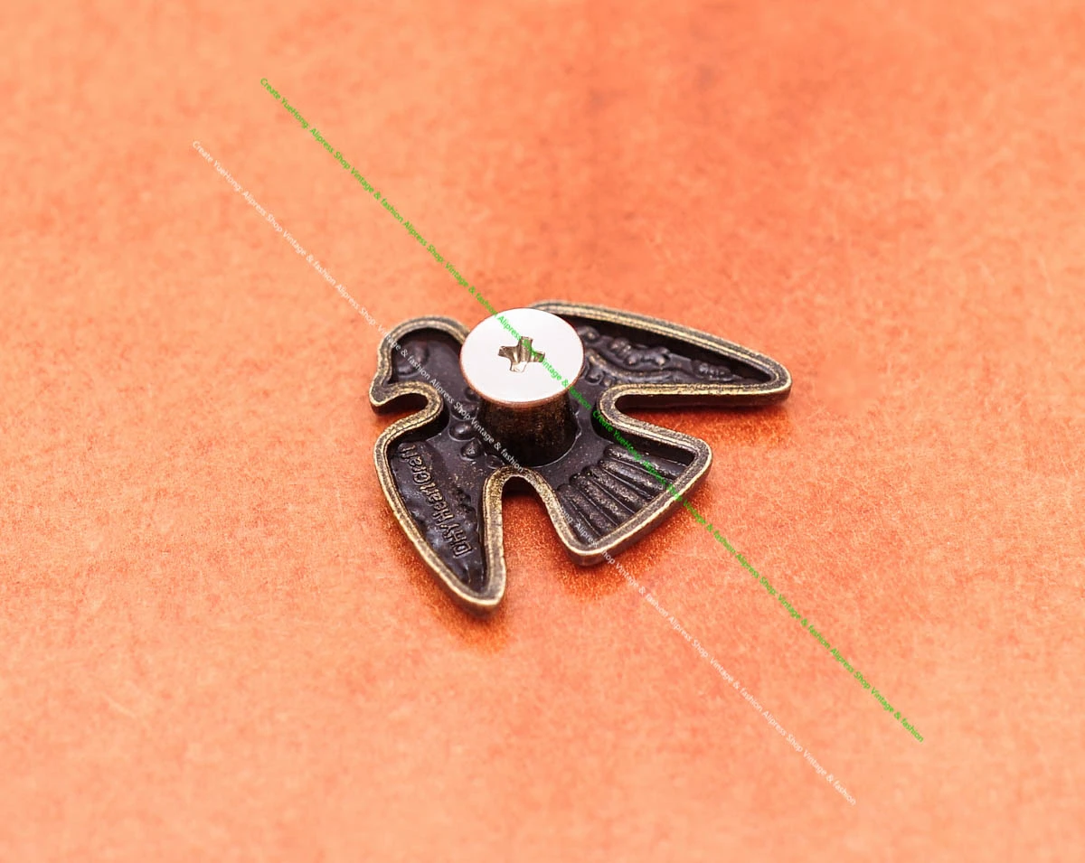 20 Stück 24*21mm Vintage Silber Original Ethno Südost Indische Kunst Sonne Donner Vögel Lederhandwerk Gürtel Schmuck Concho Screwback – Detail 13