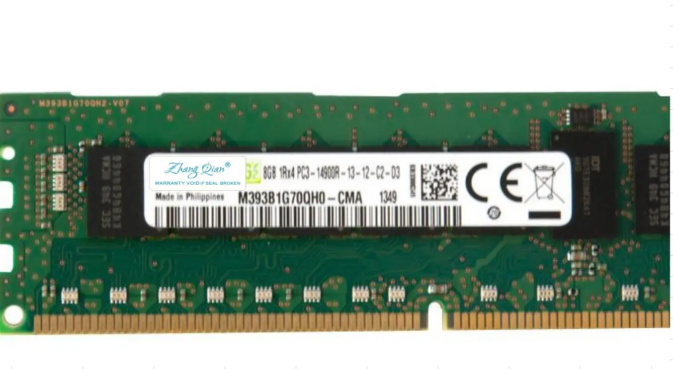 

Для 8G 1RX4 PC3-14900R DDR3 1866 REG ECC