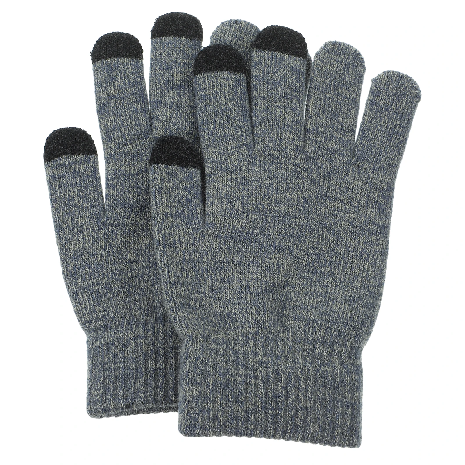 

Winter Knitted G1202 Gray Touch Screen Fingers Shockproof Anti Slip Skiing Hiking Gloves Warm For Men Running Cycling Mens
