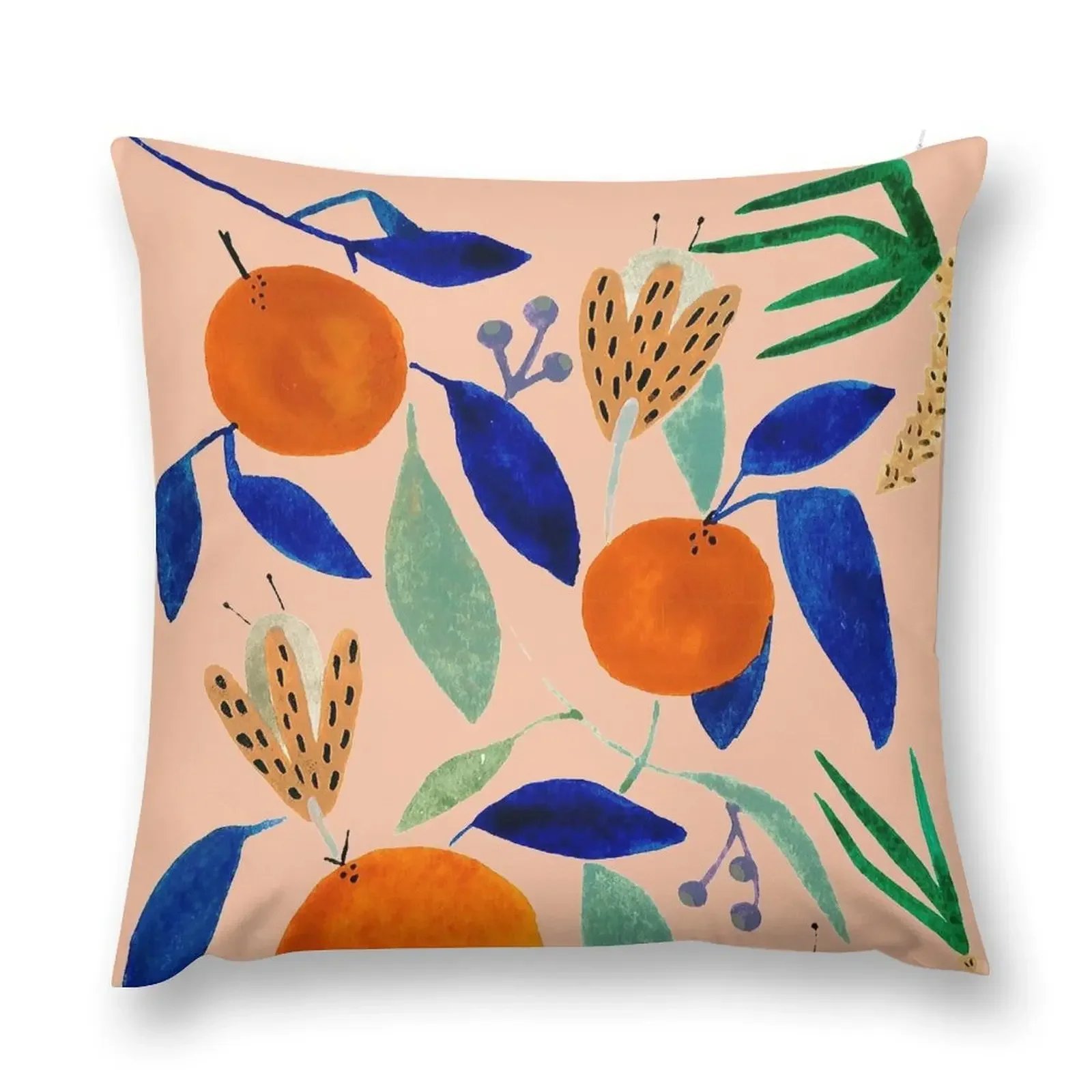 

Orange Mania Throw Pillow Sofa Covers Bed pillowcases pillow cover christmas Christmas Pillow Covers