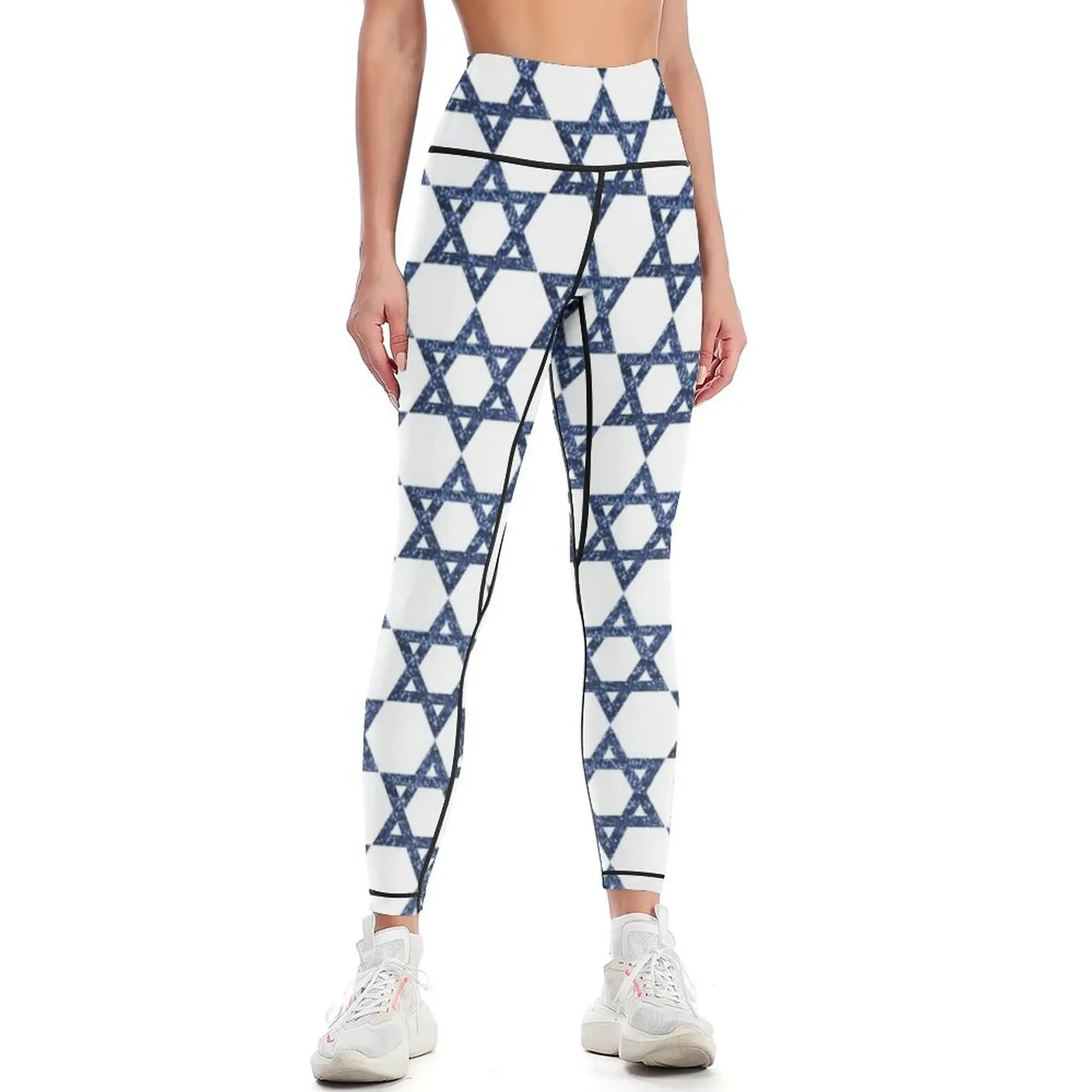 

sequin print star of david Leggings Women's tights Female legging pants Womens Leggings