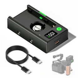 NP F Battery Adapter Plate Mount Plate Photography Accessories With PD Input for Universal Camera Support Charging NP F Battery