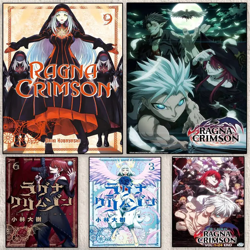 

Hot Anime R-Ragna C-Crimson Poster Modern Waterproof HD Wall Art Decal Self-Adhesive Aesthetic Decor for Home Living Room Bedroo