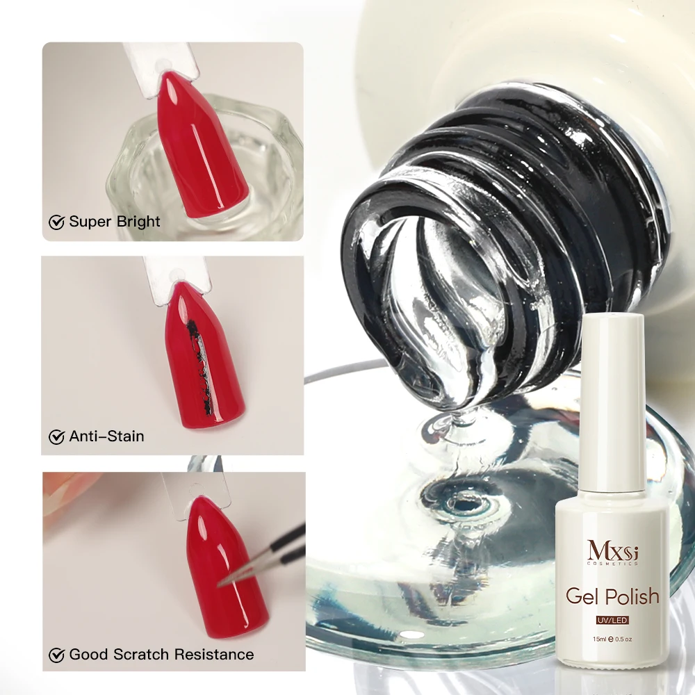 15ml Lakier do Paznokci Diamentowy Top Coat & Base Coat Przezroczysty Żelowy Lakier do Paznokci Półtrwały Świecący Top do Manicure Nail Art Soak Off Lakier Żelowy UV