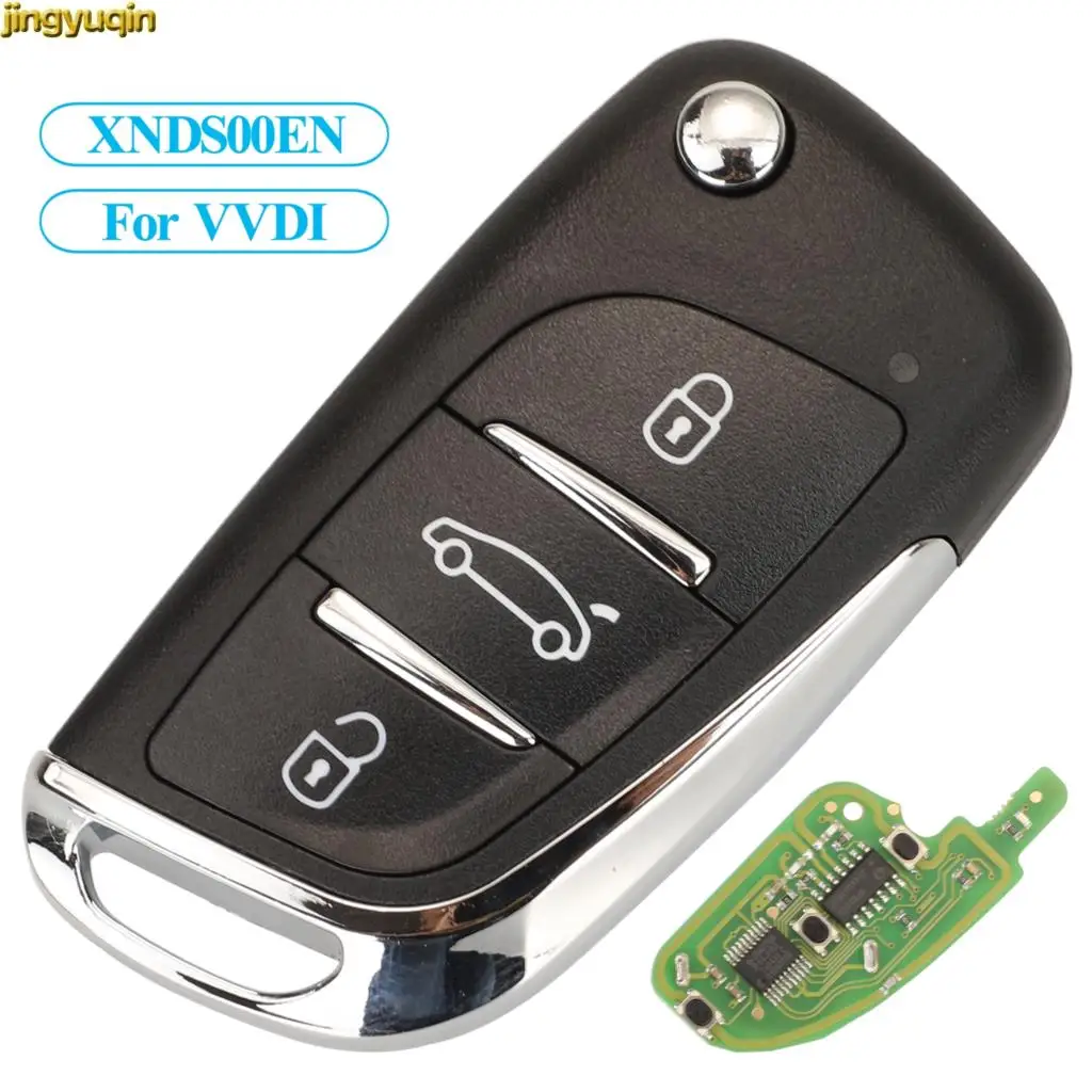 

Jingyuqin 1piece Xhorse XNDS00EN Wireless VVDI Car Key For Citroen DS Type VVDI2 Mini Key Tool 3 Button Universal Remote Control