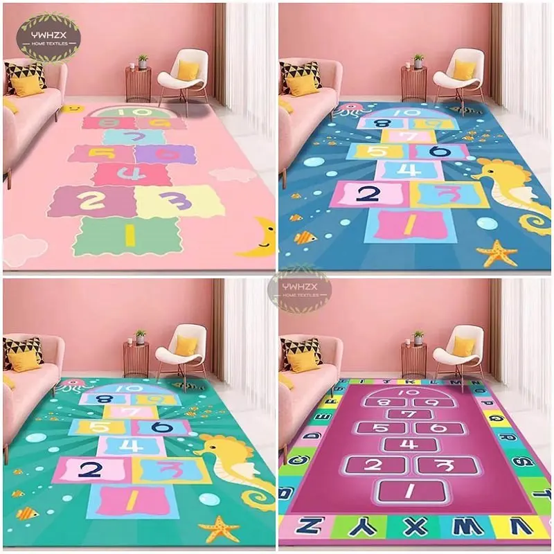 

Baby Room Bedside Rugs Children's Educational Early Education Game Carpet Living Room Bedroom Decoration Crawling Non-Slip Mat