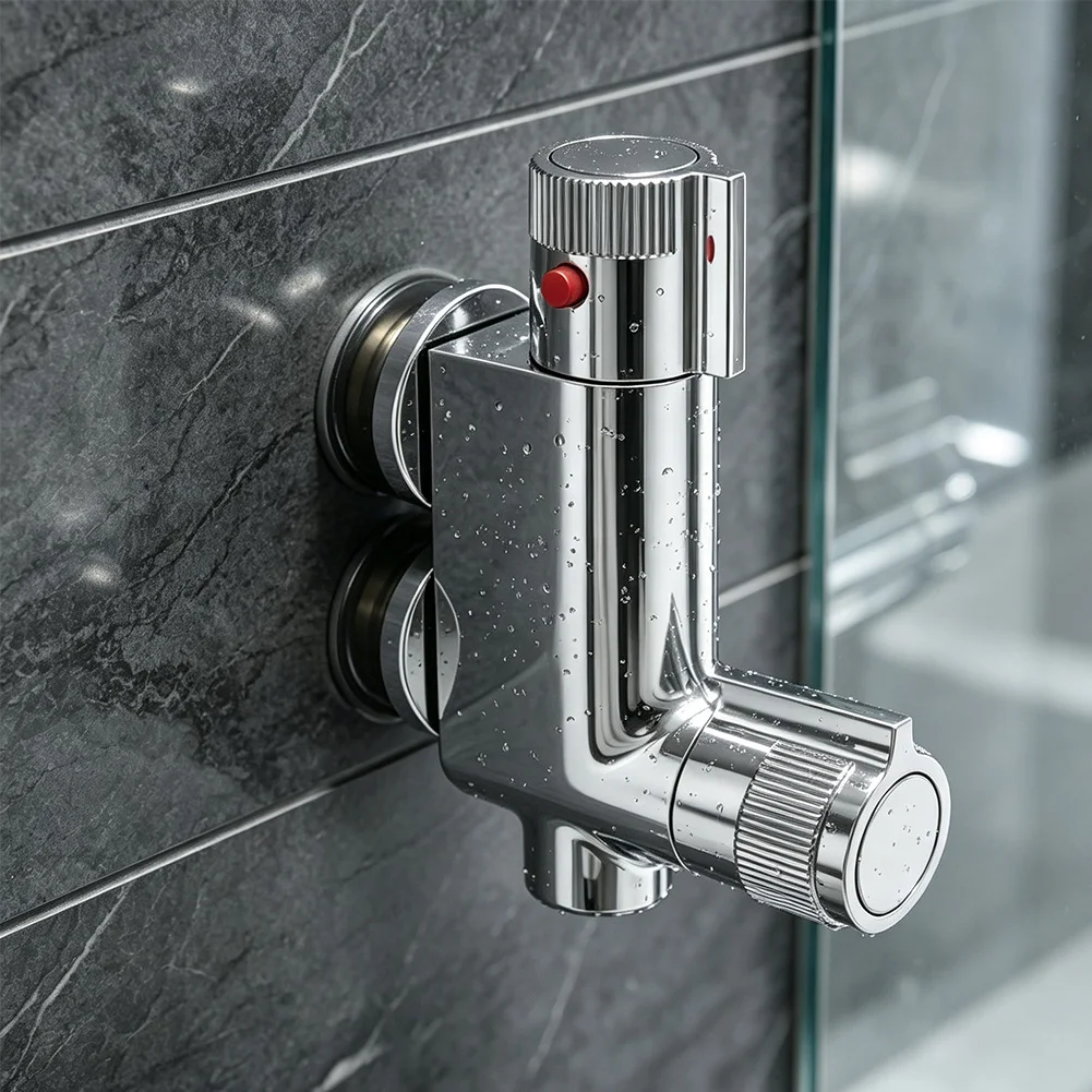 Vertical Thermostatic Shower Mixer for Caravan Bathroom Bidet Sprayer Application for in Yachts Boats and Mobile Living