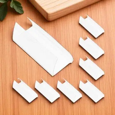 

30pcs Label Holders Supermarket Price Tag Display Clips Pvc Reusable For Wire Shelves Storage Organization Shelf Tags