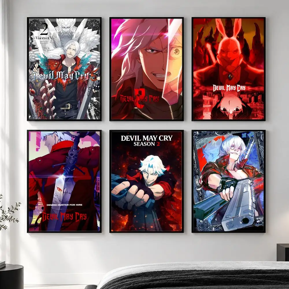 game Devil May Cry Poster  HD Poster Simple Home Decoration Suitable for Living Room Bedroom Corridor Gift Giving