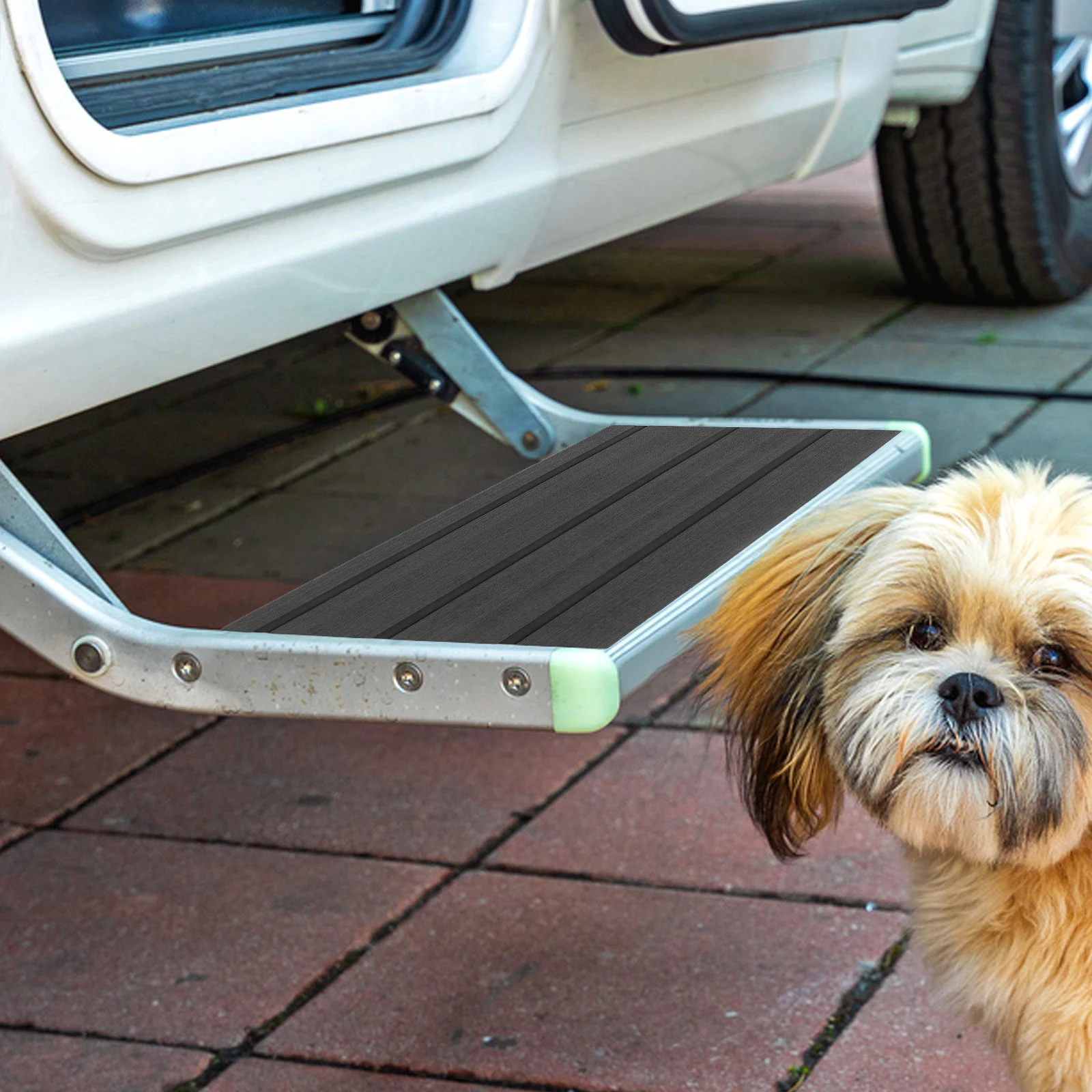 

RV Step Mat 48.3x17.8cm Anti-Slip Stair Treads Camper Covers Mat Trailer RV Ladder Non-Slip Pad Durable Wear Resistant