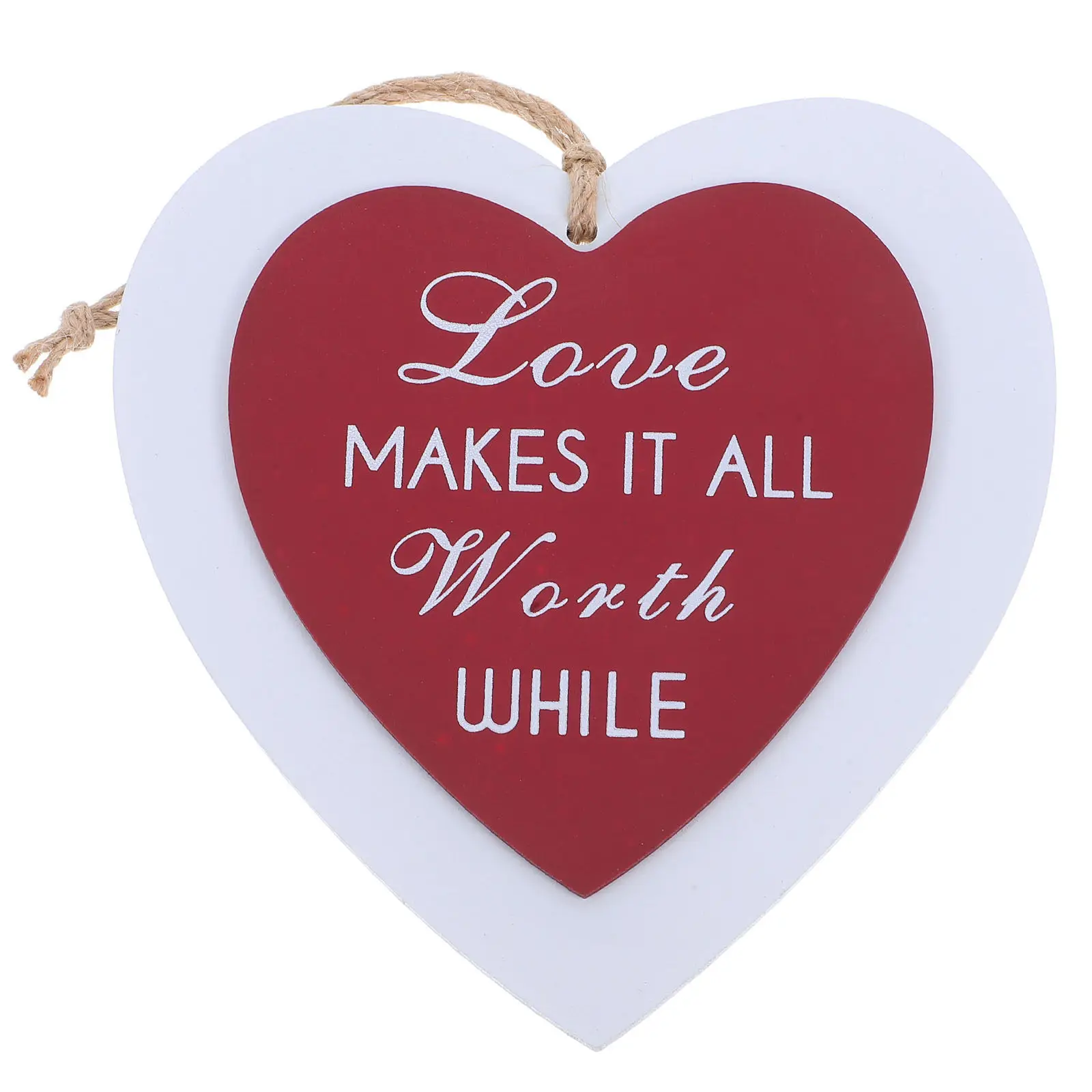 Wood Board Hanging Sign with Rope Natural Wood Grain Wall Decor Plaque for Coffee Shop Kitchen Office Living Room Door
