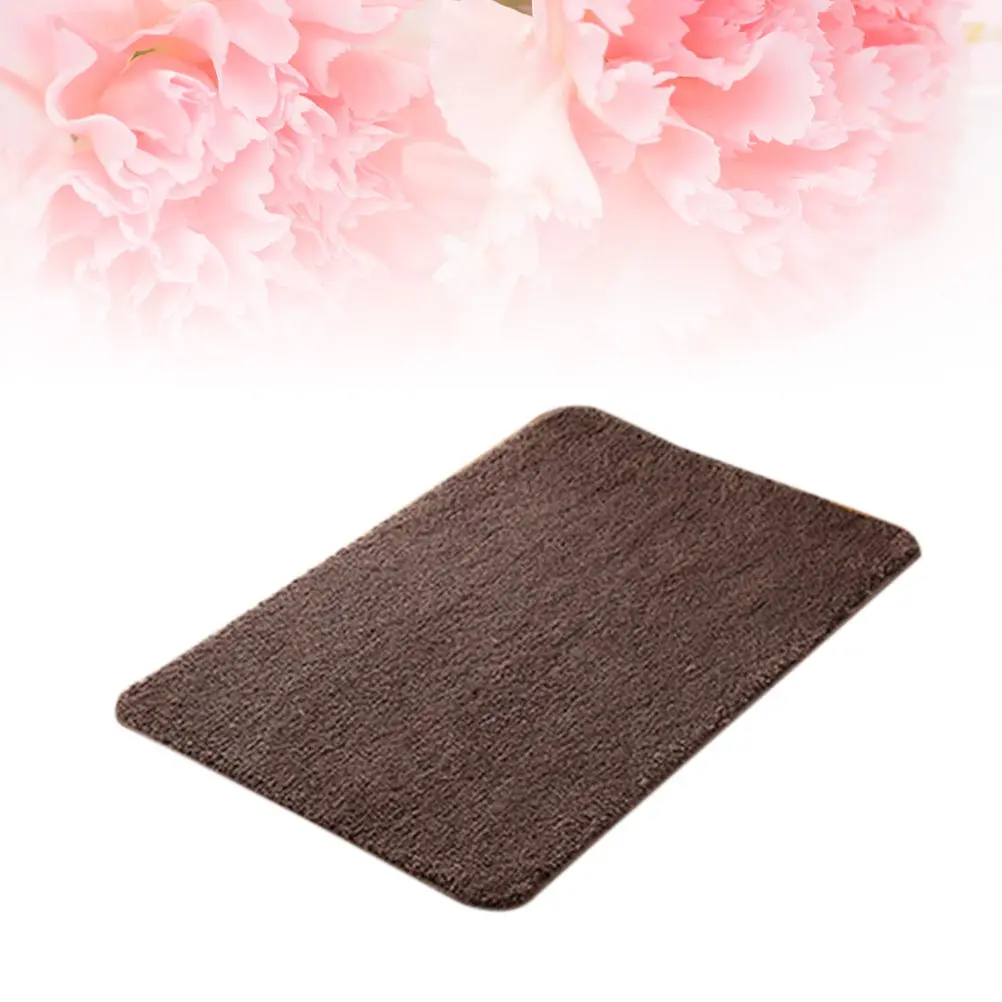 

Большой противоскользящий коврик из микрофибры для ванной комнаты, супервпитывающий грязезащитный придверный коврик для дома