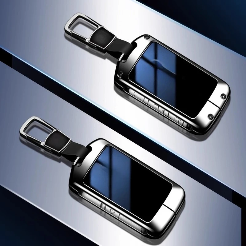 

Aluminum Alloy Leather Car Key Case Cover Shell For Volvo S90 S60 XC60 XC90 XC40 C40 V60 V90 T6 T8 Auto Accessaries Keychain