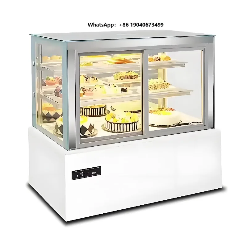 Best Selling Cake Curved Display Cabinet Cake and Donut Glass Display showcase Cabinet Multi-layer Cake Display Cabinet y77