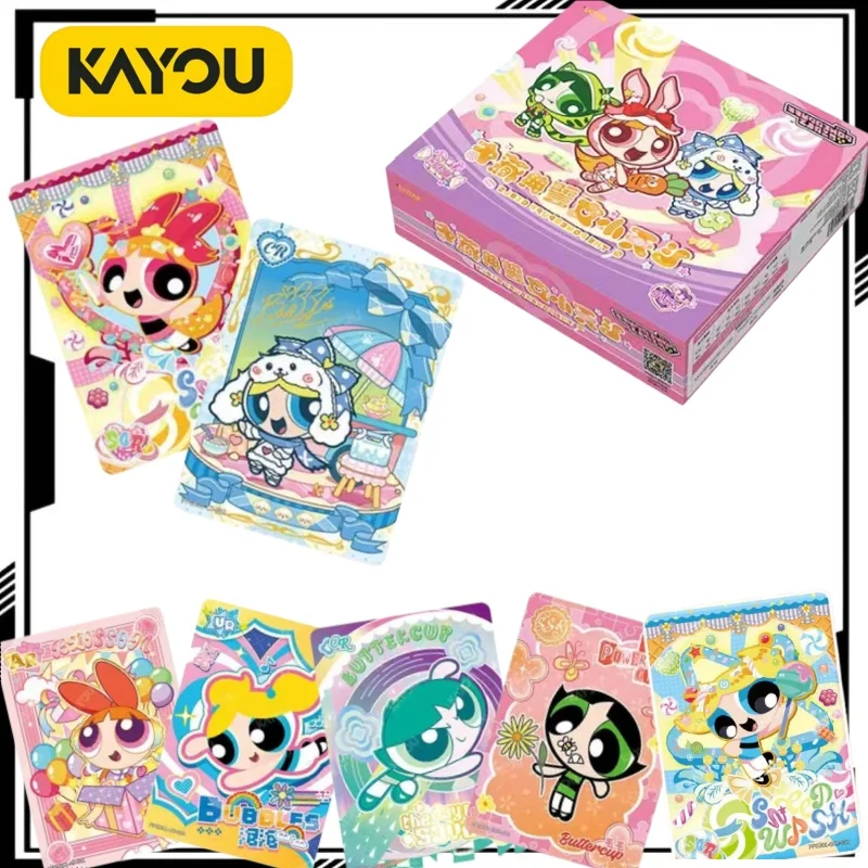 

Коллекционные карточки KAYOU Candy Bag Series 1: Мультяшные персонажи Blossom, коллекционная серия, аниме-мерч, праздничный подарок, модная игрушка